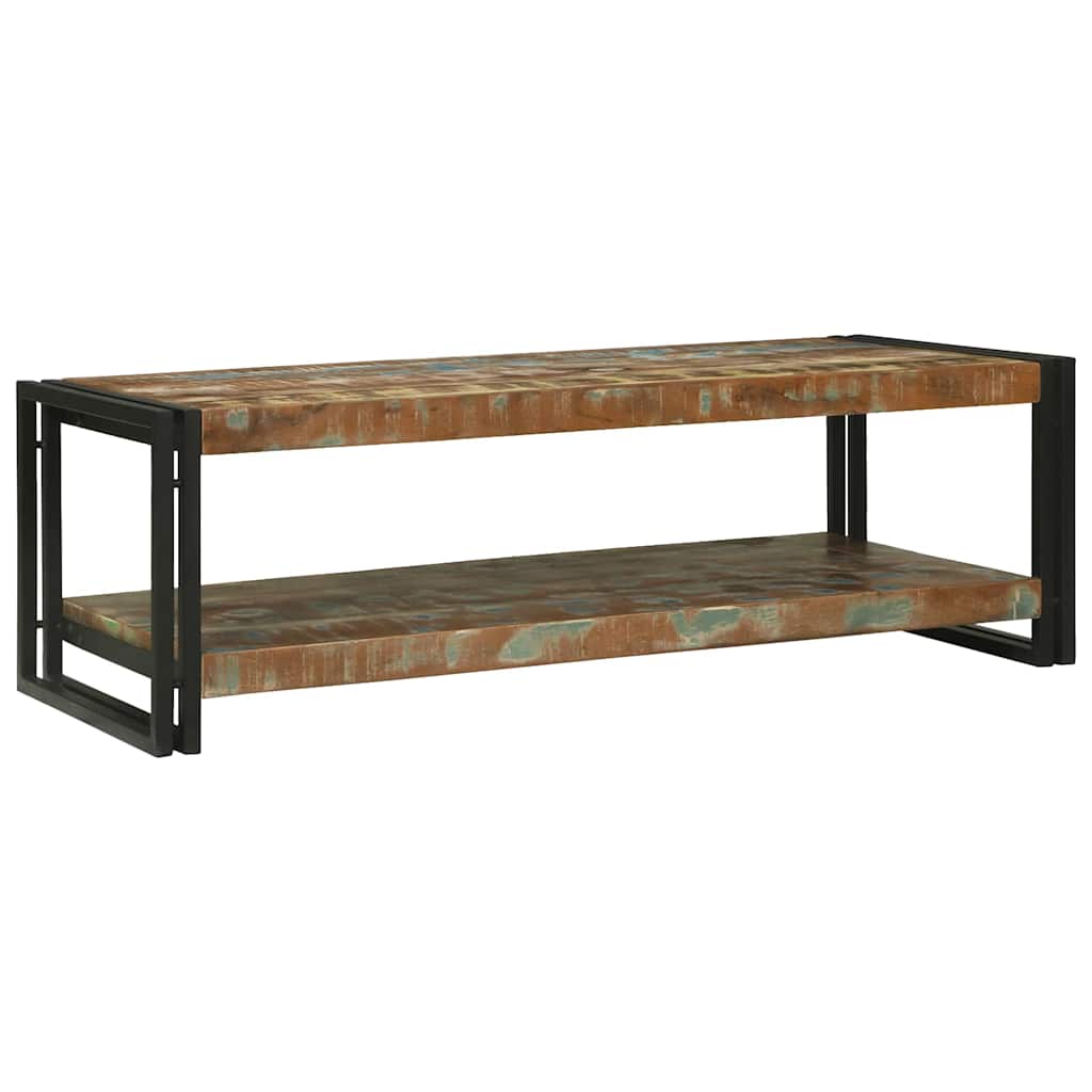 Coffee Table Multicolour 120 x 50 x 38 cm Solid reclaimed wood